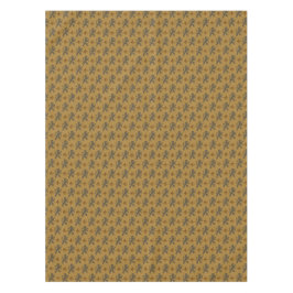 Mantel Leones negros medievales con las flores de lis