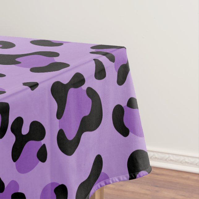 Mantel Leopard Print, Leopard Spots, Purple Leopard (In Situ)