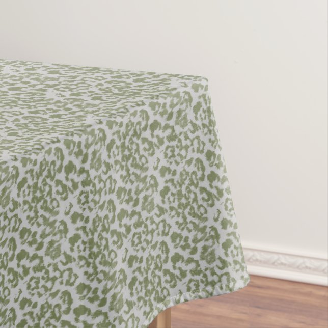 Mantel leopardo manchado gris oliva (In Situ)