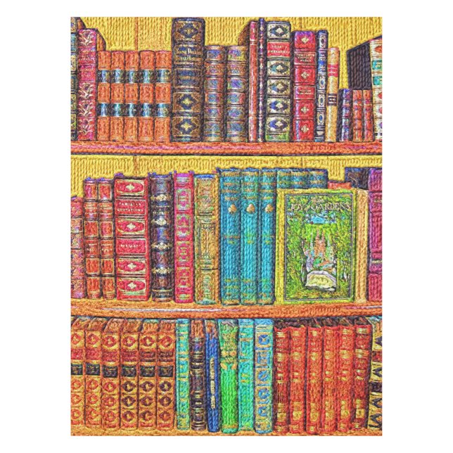Mantel Libros de biblioteca (Anverso)