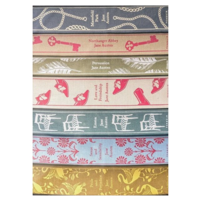 Mantel Libros de Jane Austen (Anverso)