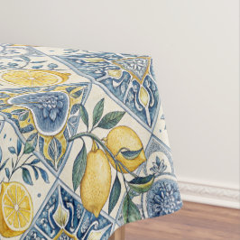 Mantel Limón Acuarela Azul