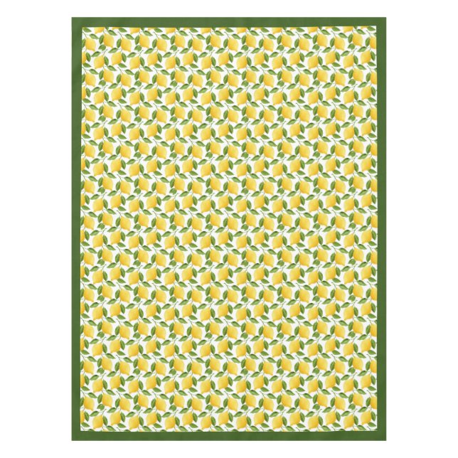 Mantel Limones brillantes Tablecloth (Anverso)
