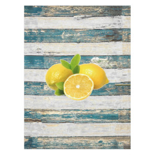 Mantel Limones rústicos (azules)
