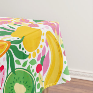 Mantel Lindo patrón de diversión de frutas tropicales de