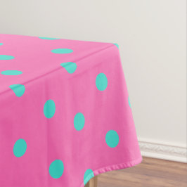 Mantel Lindos lunares azules rosados