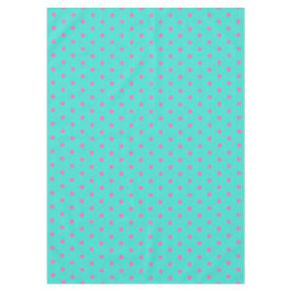 Mantel Lindos lunares azules turquesa rosa