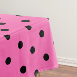 Mantel Lindos lunares negros rosados
