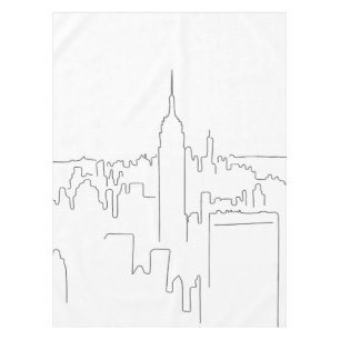 Mantel Línea Mínima de la Ciudad de Nueva York
