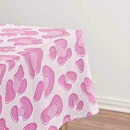 Mantel Línea rosa de preppy leopardo - Poster de recetas