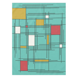 Mantel Líneas de arte abstractas de los años 1940