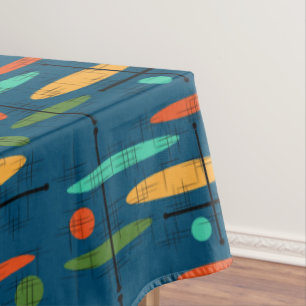 Mantel Líneas y óvalos retro