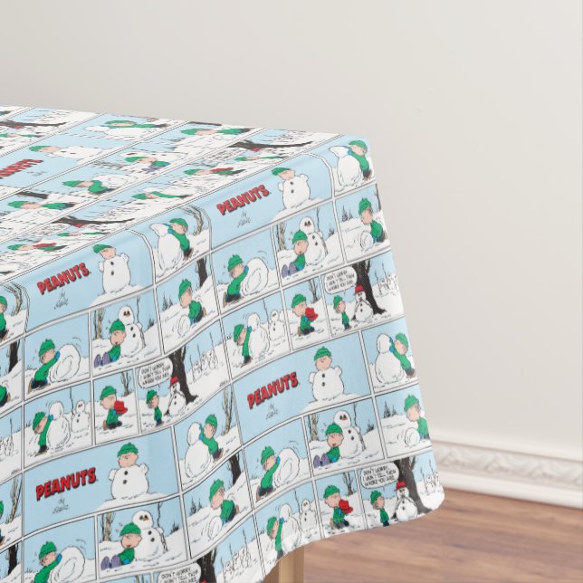 Mantel Linus Construye Un Hombre De Nieve (In Situ)