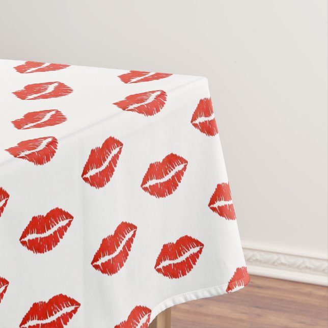Mantel Lipstick rojo besar amor Valentine Bachelorette (In Situ)
