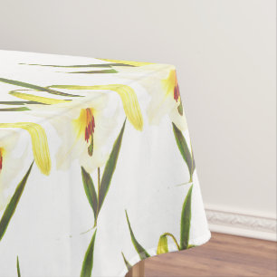 Mantel Lirio blanco vintage