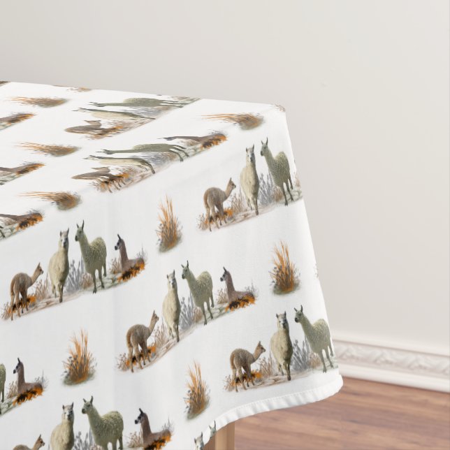 Mantel Llama Meadow Tablecloth (elegir color) (In Situ)