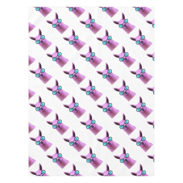 Mantel Llama rosa Guay! (Anverso)