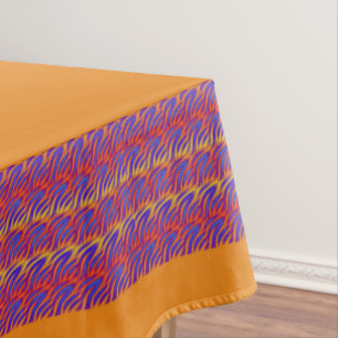 Mantel Llamas azules