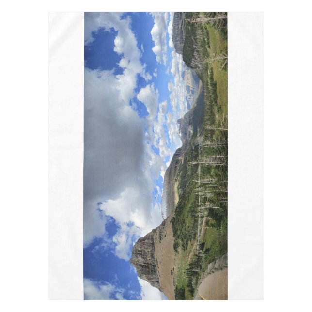 Mantel Logan Pass Panorama - Parque Nacional Glacier (Anverso)