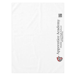 Mantel Logo de Redwolf y Academia de Aprendices con QRC