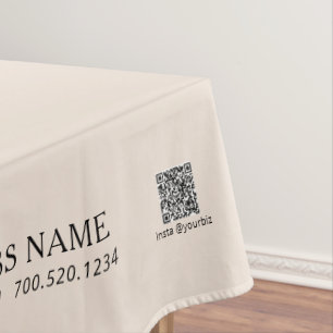 Mantel Logotipo de Simple Beige Company en feria de artes