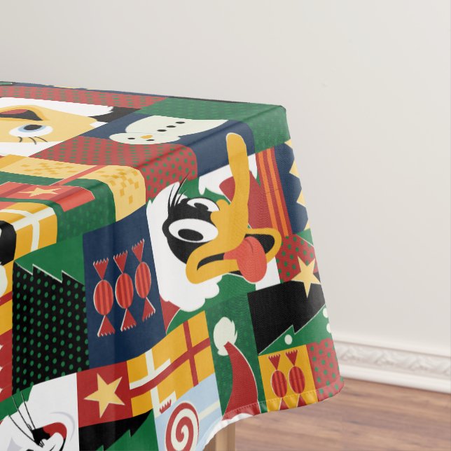 Mantel LOONEY TUNES™Patrón de bloques de vacaciones (In Situ)