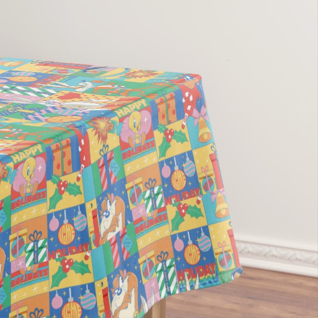 Mantel LOONEY TUNES™ | Patrón de Navidades de vacaciones  (In Situ)