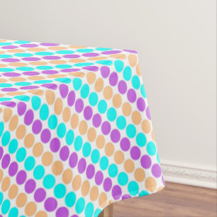 Mantel Los grandes puntos de polka multicolores retro ses