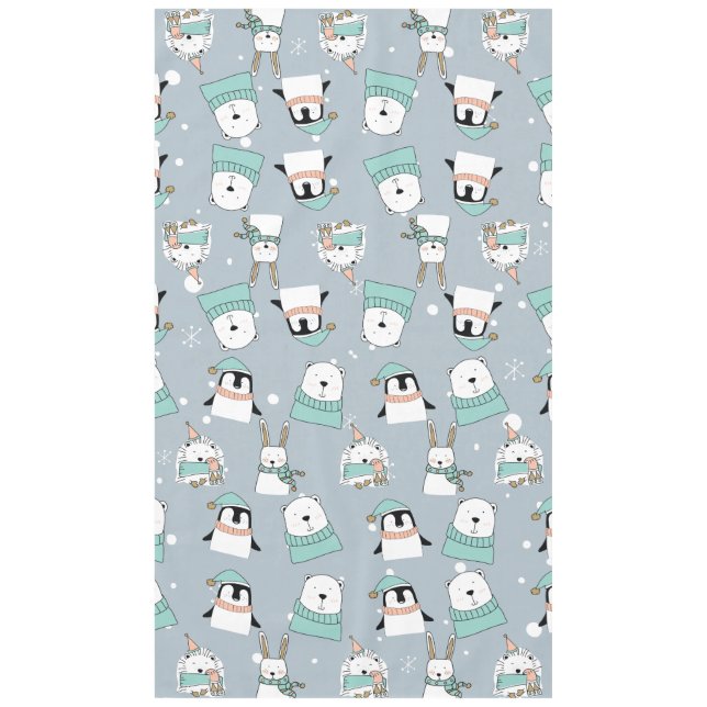 Mantel Los navidades adoran a los animales modernos (Anverso)