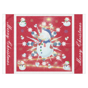 Mantel Los Purpurinas Navidades Snowman -