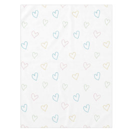 Mantel Lovely hearts pattern - Shower Curtain - Large