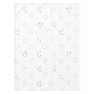 Mantel Lovely hearts pattern - Shower Curtain - Large