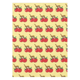 Mantel Lover Sparrow Orgánico come tomate rojo