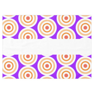 Mantel Luminoso Naranja morado barnizado arte blanco tira