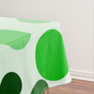 Mantel Lunares de envidia verde, 