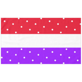 Mantel Lunares divertidos de lunares brillantes púrpura r