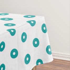 Mantel Lunares Verde Turquesa
