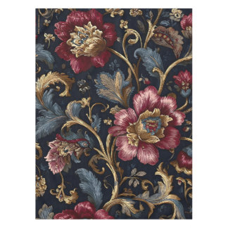 Mantel Luxury Indian Floral Tablecloth Vintage Royal
