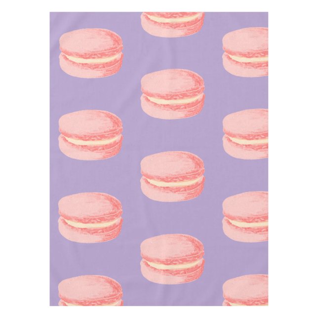 Mantel Macarrones rosados (Anverso)