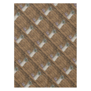 Mantel madera rústica del granero de la lavanda primitiv