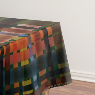 Mantel Madras moderno de mediados de siglo