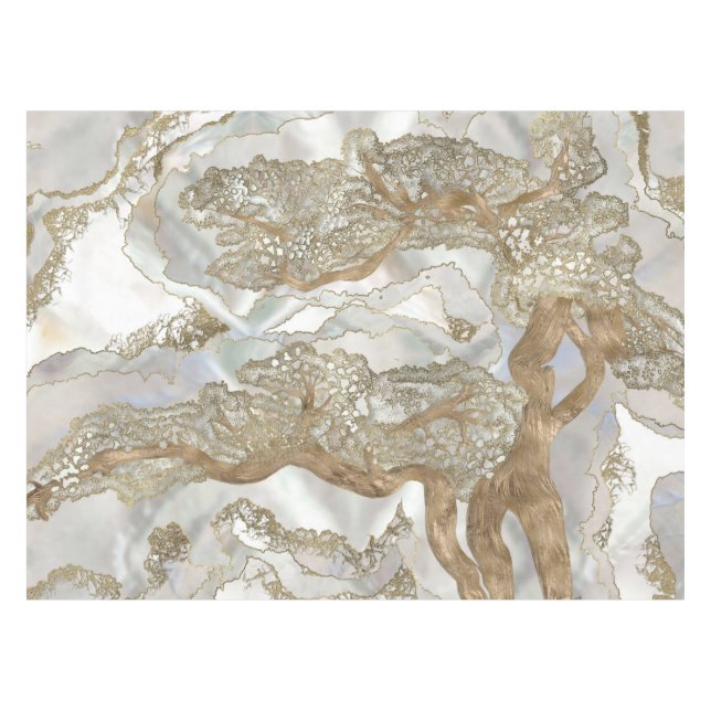 Mantel Madre del árbol de oro de perlas (Frente (Horizontal))