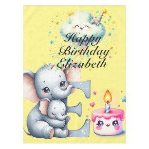 Mantel Madre y bebé Feliz cumpleaños