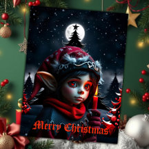 Magia del elfo gótico bajo la luna llena.