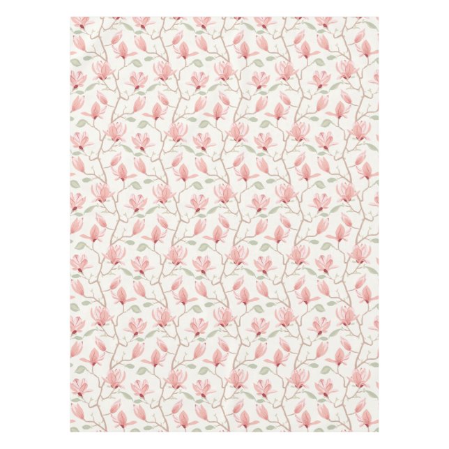Mantel Magnolia Drift Rosa Suave (Anverso)