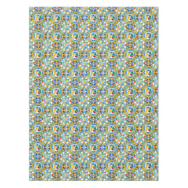 Mantel Majólica, limón, azulejos sicilianos,