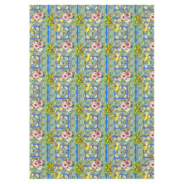 Mantel Majólica, limón, azulejos sicilianos,