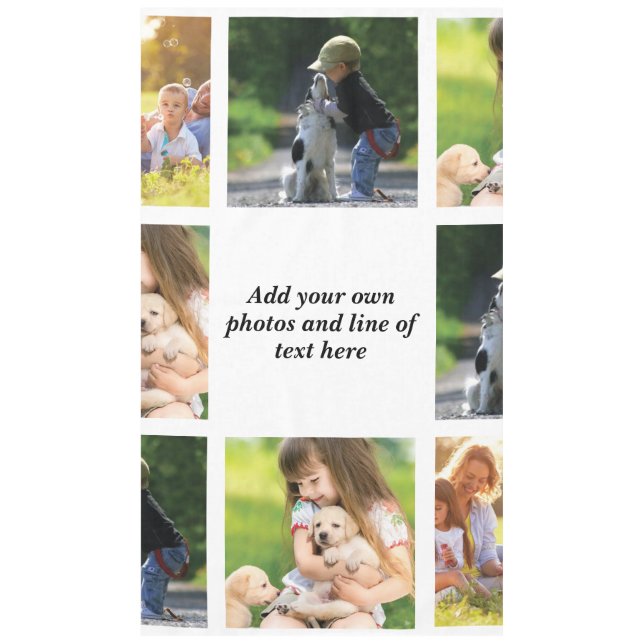 Mantel Make your own photo collage and text   (Anverso)