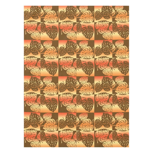 Mantel Makua Monstera Tropical Hawaití Strike Blend (Anverso)