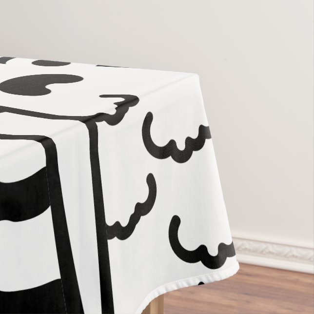 Mantel Mamá de gato negra y blanca para los amantes del g (In Situ)